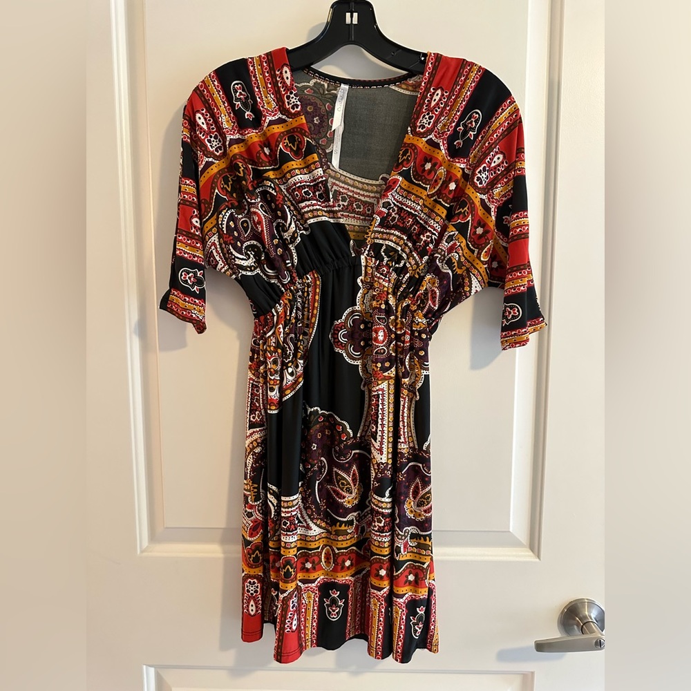 Cristinalove Stretchy V-Neck Dress